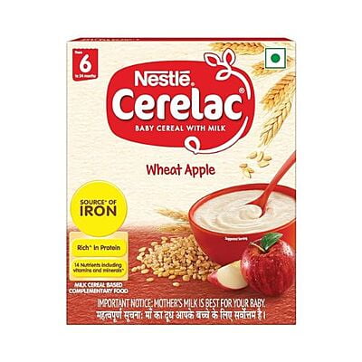 Nestle Cerelac Wheat Apple - Stage 6