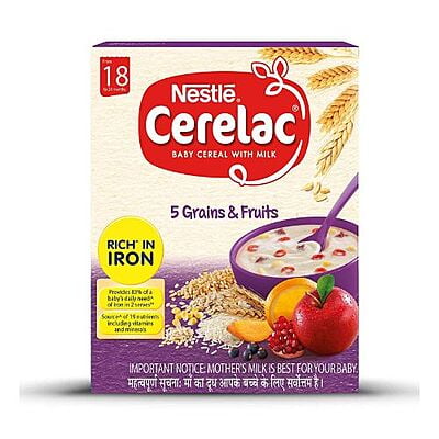 Nestle Cerelac  5 Grains & Fruits - Stage 18