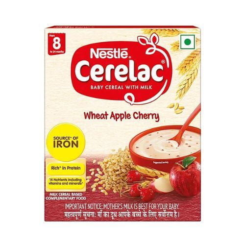Nestle Cerelac Wheat Apple Cherry - Stage 8