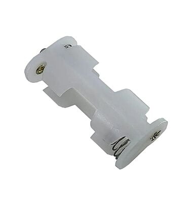 2xAA Battery Holder White Color