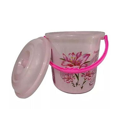 Printed design storage bucket