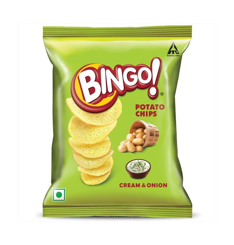 Bingo Potato Chips Cream & Onion