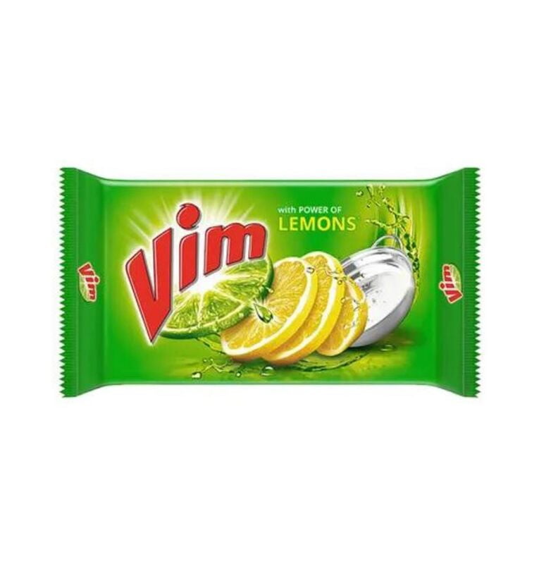 Vim Dishwash Bar - Lemon, 60 g Vim Dishwash Bar - Lemon, 60 g