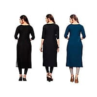 Women's Printed Kurti (Combo Pack Of 3) Women's Printed Kurti (Combo Pack Of 3)