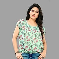 butterfly design Printed Tops & Tunics