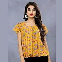 butterfly design Printed Tops & Tunics