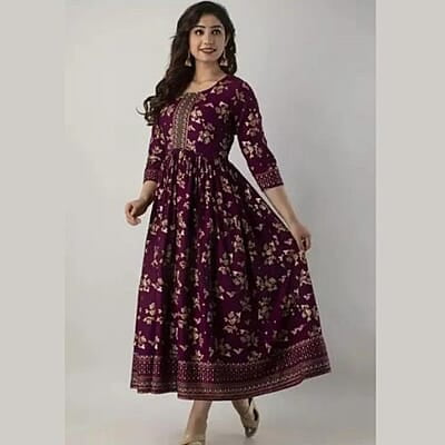 New Krishna anarkali
