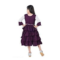 Cotton Frock Maroon