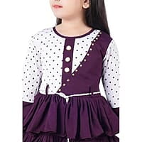 Cotton Frock Maroon