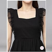 Flutter Sleeve Georgette Maxi Dress Flutter Sleeve Georgette Maxi Dress