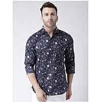 Slim Fit Floral Printed Casual Shirt Slim Fit Floral Printed Casual Shirt