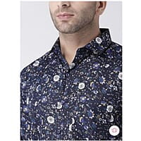 Slim Fit Floral Printed Casual Shirt Slim Fit Floral Printed Casual Shirt