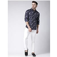 Slim Fit Floral Printed Casual Shirt Slim Fit Floral Printed Casual Shirt