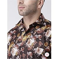 Slim Fit Floral Printed