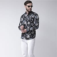 Floral Printed Casual Shirt