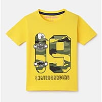 Boys Pack of 3 Printed Round Neck Casual T-shirt Boys Pack of 3 Printed Round Neck Casual T-shirt