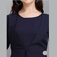 Crepe Fit & Flare Midi Dress Crepe Fit & Flare Midi Dress