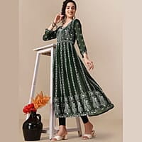 Thread Work Georgette Anarkali Kurta
