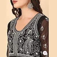 Thread Work Georgette Anarkali Kurta