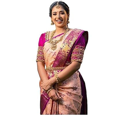 Kanjivaram Soft Silk Saree With Blouse Piece