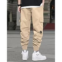 Men Printed Black Track Pants Men Printed Black Track Pants