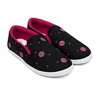 Smily-31 Black Pink Shoes