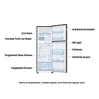 236 L Convertible Freezer Double Door Refrigerator