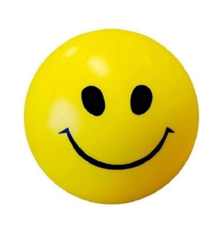 Smiley Stress Relief Sponge Ball
