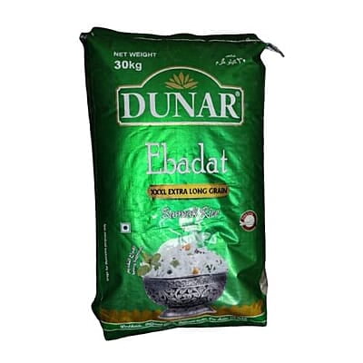 Dunar Ebadat XXXL ( Basmati Rice ) - 30kgs