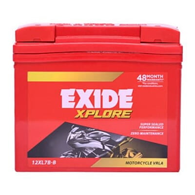 EXIDE XPLORE(12XL7B-B) - TWO WHEELER