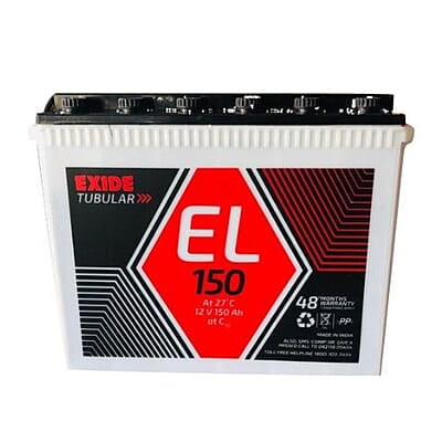 Exide Tubular Battery (EL150) - INVERTER
