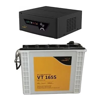 V-Guard Prime 1050 Inverter & V-Guard Battery VT - 165S