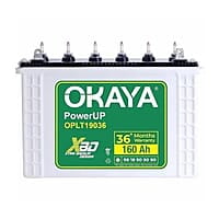 Okaya OPLT 19036 Inverter Battery & Okaya Inverter Ultra Pure 1175 Okaya OPLT 19036 Inverter Battery & Okaya Inverter Ultra Pure 1175