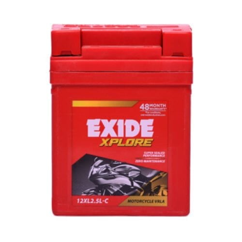 EXIDE XPLORE(12XL2.5L-C) - TWO WHEELER EXIDE XPLORE(12XL2.5L-C) - TWO WHEELER