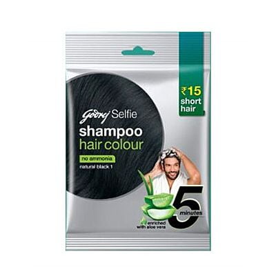 Godrej Selfie Shampoo Hair Colour - Natural Black