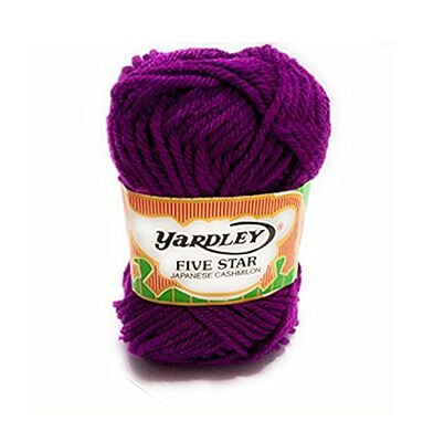Yardley Knitting Wool from Japanese (Purple Colour)